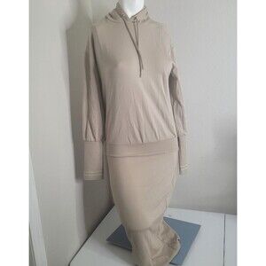 Armani Exchange XS dress hoodie stretches sheath athleisure drawstring